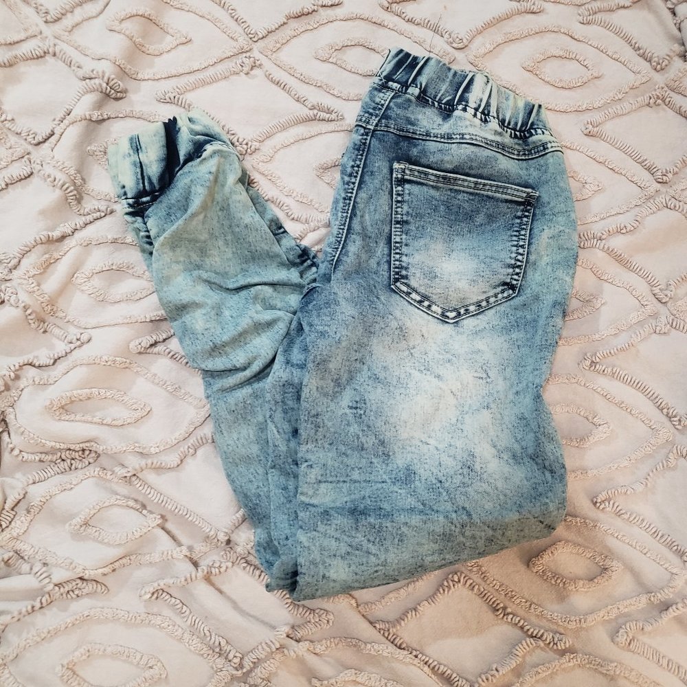 Ruched Moto Joggers